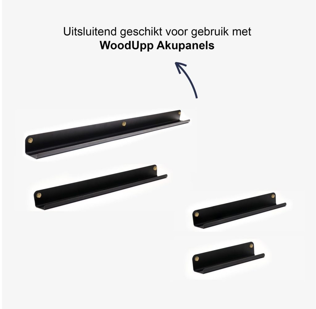 Afbeelding 8 van 8 in Wandplank smal galerie
